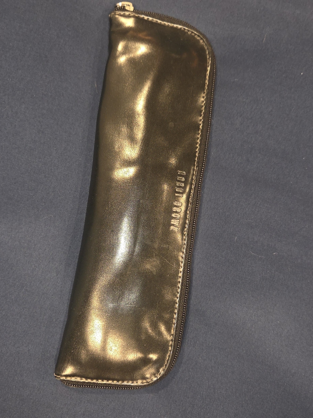 Bobbi Brown Black Brush Pouch & Set of 5 Brushea